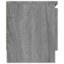 Mueble de TV con puerta gris Sonoma 102x30x36 cm