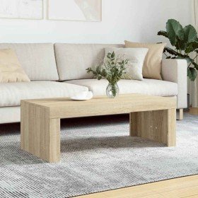 Mesa de centro madera de ingeniería roble Sonoma 102x50x36 cm Mesa de centro madera de ingeniería roble Sonoma 102x50x36 cm