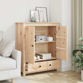 Aparador alto de madera maciza de pino 83x41,5x100 cm Aparador alto de madera maciza de pino 83x41,5x100 cm
