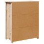 Aparador alto de madera maciza de pino 83x41,5x100 cm