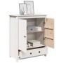 Aparador alto madera maciza de pino blanco 83x41,5x100 cm