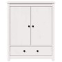 Aparador alto madera maciza de pino blanco 83x41,5x100 cm