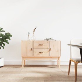 Aparador de madera maciza de pino 110x40x78 cm Aparador de madera maciza de pino 110x40x78 cm