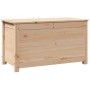 Caja de almacenamiento madera maciza de pino 80x40x45,5 cm