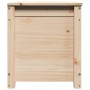 Caja de almacenamiento madera maciza de pino 80x40x45,5 cm
