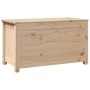 Caja de almacenamiento madera maciza de pino 80x40x45,5 cm