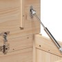 Caja de almacenamiento madera maciza de pino 80x40x45,5 cm