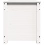 Caja de almacenaje madera maciza de pino blanco 80x40x45,5 cm