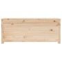 Caja de almacenamiento madera maciza de pino 110x50x45,5 cm