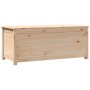 Caja de almacenamiento madera maciza de pino 110x50x45,5 cm
