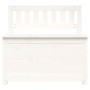 Banco de madera maciza de pino blanco 80x41x77 cm