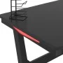 Gaming desk with LED light Y shape black 110x60x75 cm by vidaXL, Desks - Ref: Foro24-325420, Price: 133,86 €, Discount: %