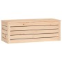 Caja de almacenaje madera maciza de pino 89x36,5x33 cm