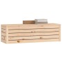 Caja de almacenaje madera maciza de pino 109x36,5x33 cm