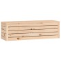 Caja de almacenaje madera maciza de pino 109x36,5x33 cm