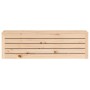 Caja de almacenaje madera maciza de pino 109x36,5x33 cm