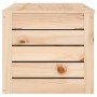 Caja de almacenaje madera maciza de pino 109x36,5x33 cm