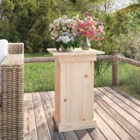 Soporte para plantas madera maciza de pino 40x40x60 cm