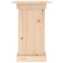 Soporte para plantas madera maciza de pino 40x40x60 cm
