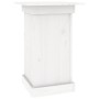Soporte para plantas madera maciza de pino blanco 40x40x60 cm