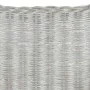 2 seater sofa in natural rattan and gray linen by vidaXL, Sofas - Ref: Foro24-325467, Price: 293,64 €, Discount: %