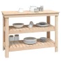 Banco de trabajo de madera maciza de pino 110,5x50x80 cm