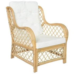 Sofa with natural rattan and linen cushion by vidaXL, Sofas - Ref: Foro24-325469, Price: 302,68 €, Discount: %