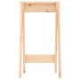 Taburetes 2 unidades madera maciza de pino 40x40x75 cm