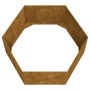 Jardinera de acero corten oxidado 90x90x45 cm en Maceteros y jardineras | Comprar online en Foro24