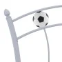 Bed frame with football design gray metal 90x200 cm by vidaXL, Beds and slatted bases - Ref: Foro24-324746, Price: 101,26 €, ...