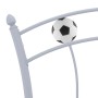 Bettgestell mit Fußballdesign aus grauem Metall 90x200 cm von vidaXL, Betten und Lattenroste - Ref: Foro24-324746, Preis: 102...