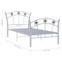 Bettgestell mit Fußballdesign aus grauem Metall 90x200 cm von vidaXL, Betten und Lattenroste - Ref: Foro24-324746, Preis: 102...