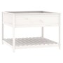 Jardinera de estante madera maciza pino blanca 111,5x111,5x81cm en Maceteros y jardineras | Comprar online en Foro24