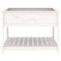 Jardinera de estante madera maciza pino blanca 111,5x111,5x81cm en Maceteros y jardineras | Comprar online en Foro24