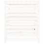 Compostador de madera maciza de pino blanco 82,5x82,5x99,5 cm