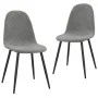 Dining chairs, 2 units, light gray velvet by vidaXL, dining chairs - Ref: Foro24-325646, Price: 103,78 €, Discount: %