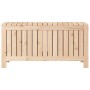 Caja de almacenaje jardín madera maciza de pino 108x42,5x54 cm