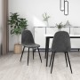 Esszimmerstühle 2 Einheiten dunkelgrauer Samt von vidaXL, Essstühle - Ref: Foro24-325647, Preis: 120,92 €, Rabatt: %