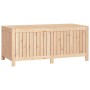Caja de almacenaje jardín madera maciza de pino 147x68x64 cm