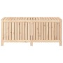Caja de almacenaje jardín madera maciza de pino 147x68x64 cm