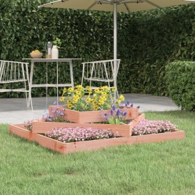 Jardinera de madera maciza de abeto douglas 112x112x27 cm Jardinera de madera maciza de abeto douglas 112x112x27 cm