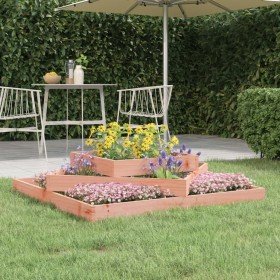 Jardinera de madera maciza de abeto douglas 112x112x27 cm Jardinera de madera maciza de abeto douglas 112x112x27 cm