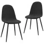 Sillas de comedor 2 unidades terciopelo negro de vidaXL, Sillas de comedor - Ref: Foro24-325652, Precio: 127,12 €, Descuento: %