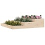 Jardinera de madera maciza de pino 107x107x27 cm en Maceteros y jardineras | Comprar online en Foro24