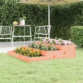 Jardinera de madera maciza de abeto douglas 107x107x27 cm Jardinera de madera maciza de abeto douglas 107x107x27 cm