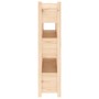 Jardinera de madera maciza de pino 112x25x104,5 cm