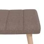 Schaukelstuhl mit Fußstütze aus taupegrauem Stoff von vidaXL, Schaukelstühle - Ref: Foro24-328027, Preis: 172,24 €, Rabatt: %