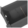 Jardinera de madera maciza de pino gris 77x25x104,5 cm en Maceteros y jardineras | Comprar online en Foro24