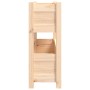Jardinera de madera maciza de pino 77x25x66 cm