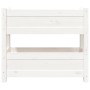 Jardinera de madera maciza de pino blanco 77x25x66 cm en Maceteros y jardineras | Comprar online en Foro24